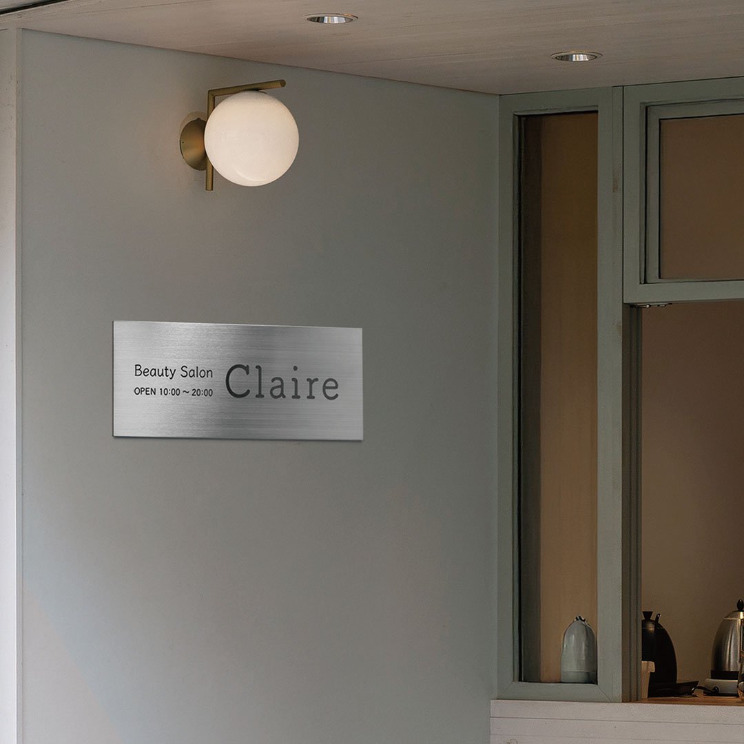 福彫の「【看板・銘板】チタン」のサブ画像1