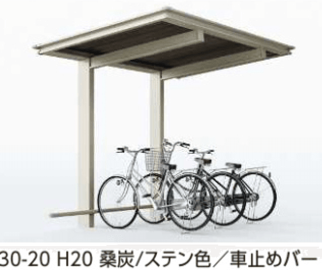 YKK APの「ルシアス サイクルポート 750タイプ 単体セット/奥行連結セット【2023年版】」のサブ画像1