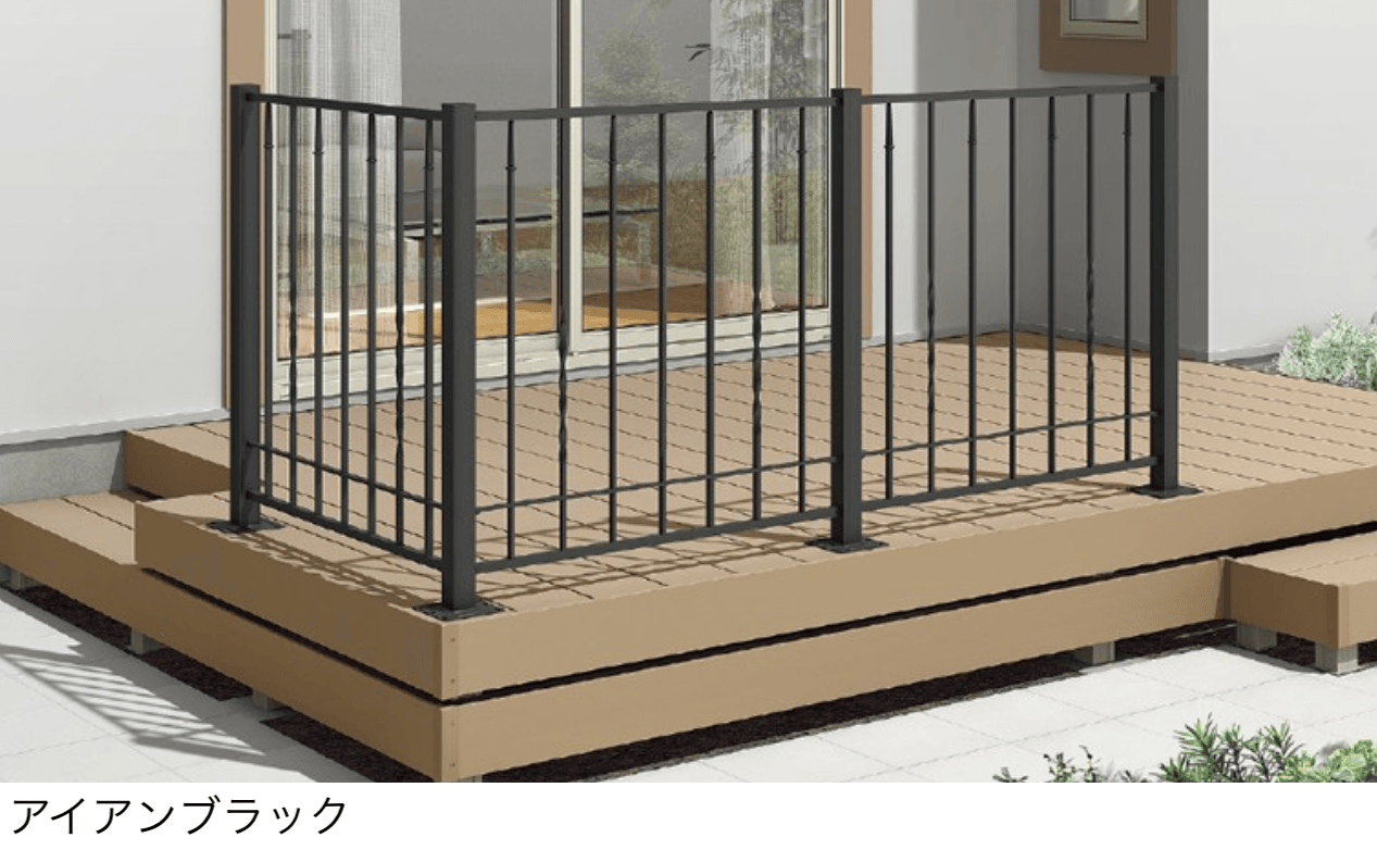 LIXILの「ラフィーネフェンス デッキ仕様」