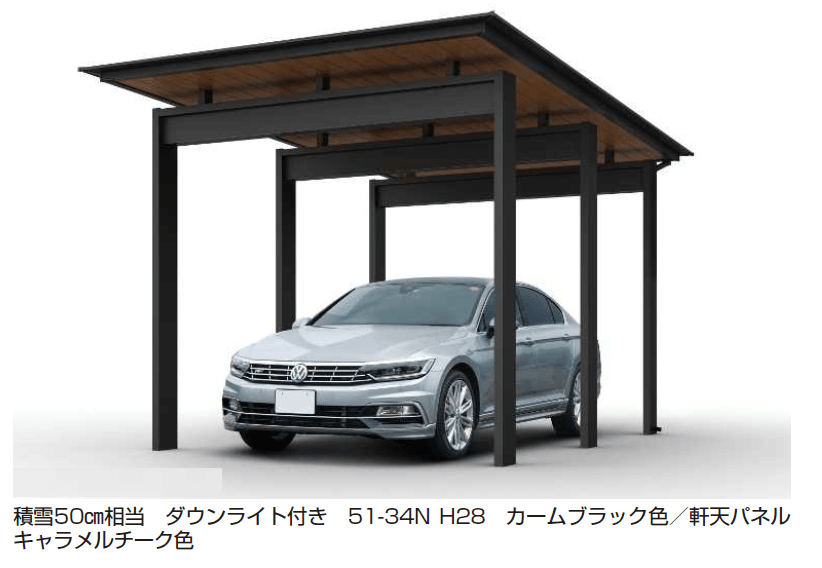 YKK APの「エクスティアラ ルーフ 1500タイプ 単体セット(1台用)【2024年版】」