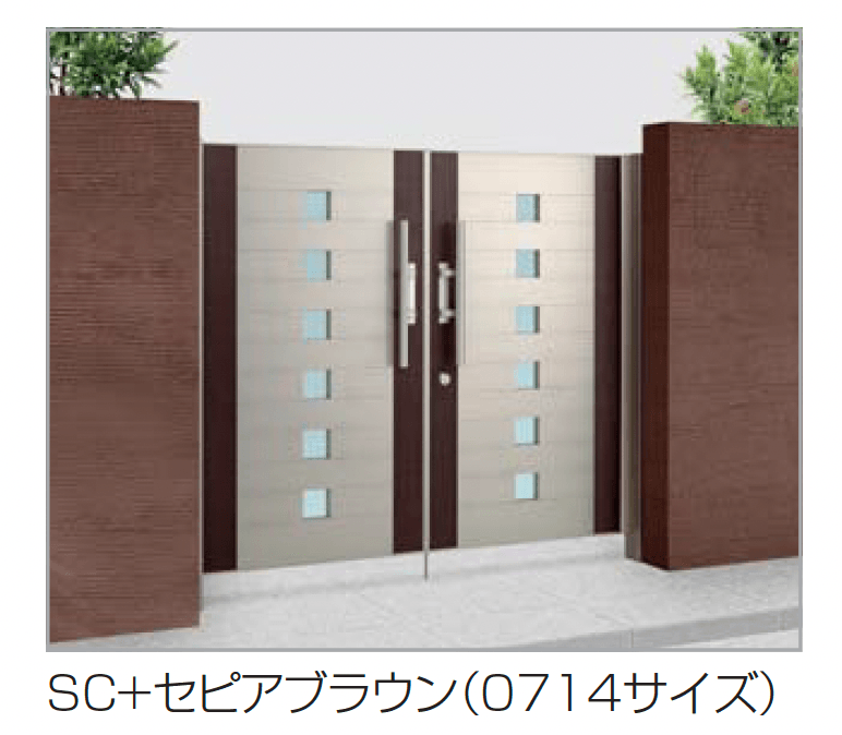 四国化成の「アルディ門扉5型」のサブ画像2