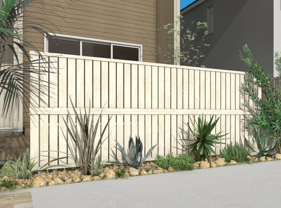 タカショーの「エバーアート®︎フェンス 縦板貼」