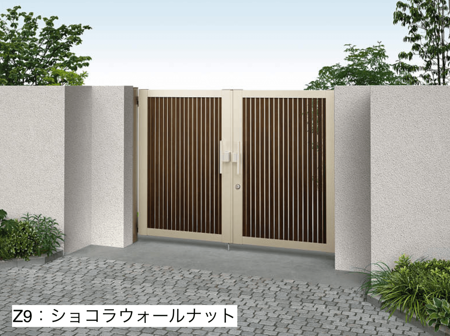 YKK APの「電気錠付共用門扉 ルシアス 門扉S03型【2023年版】」