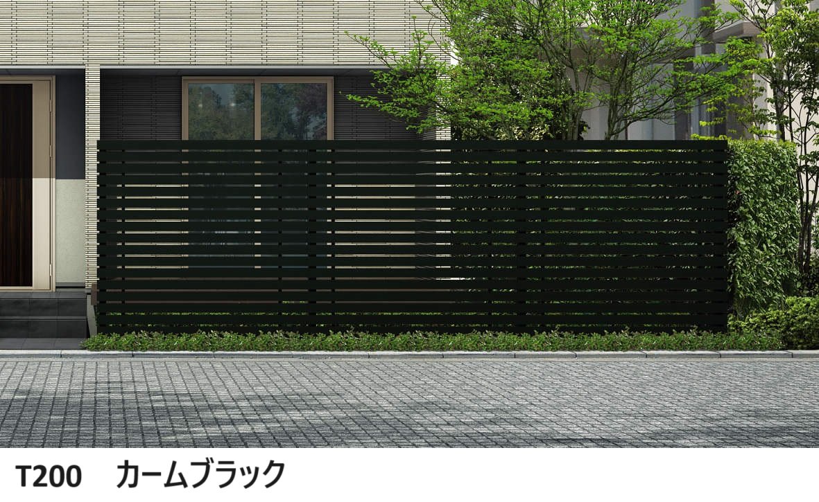 YKK APの「ルシアス スクリーンフェンス S03型 横板格子」のサブ画像1