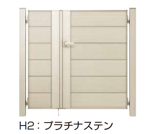 YKK APの「ルシアス 門扉 YM2型 横目隠し【2025年6月発売】」のサブ画像4