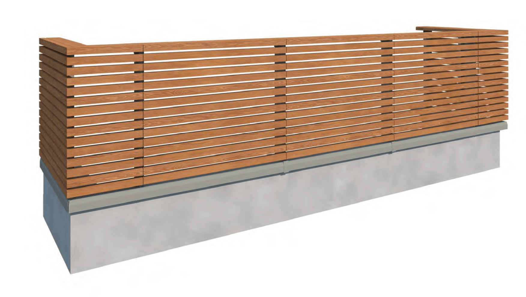 MINOの「笠木付彩木横格子手摺34H830タイプ AYH3408」のサブ画像2