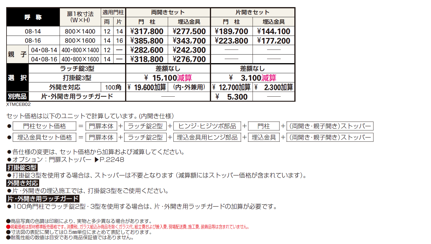 シャローネ 門扉EB02型【2024年版】_価格_1