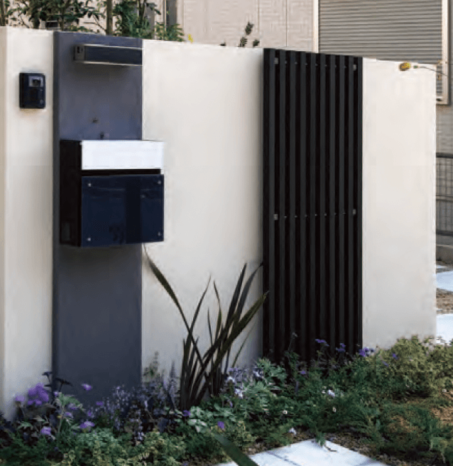 MINOの「ハイブリッド彩木ストライプスクリーン・壁面付34×40縦格子タイプ S仕様 HAA-KS」のサブ画像1