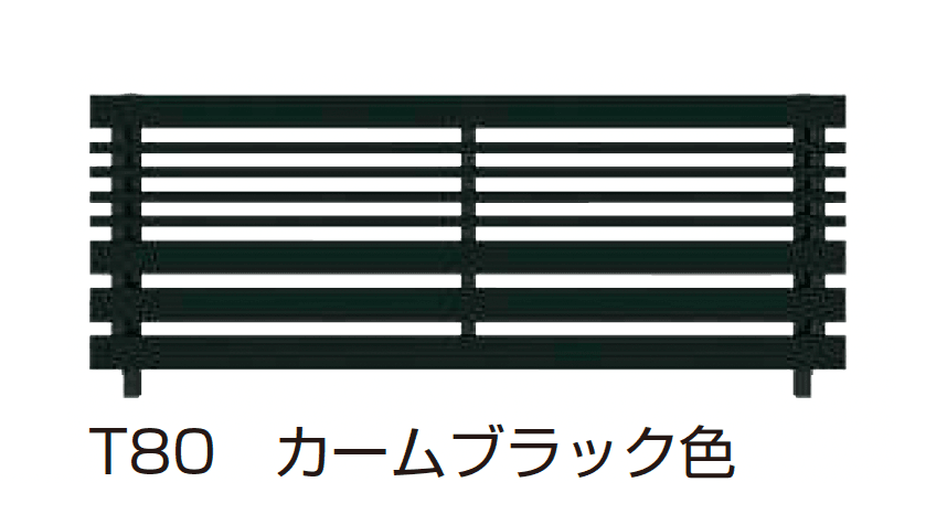 YKK APの「ルシアス フェンス H04型 横板格子+細横格子」のサブ画像1