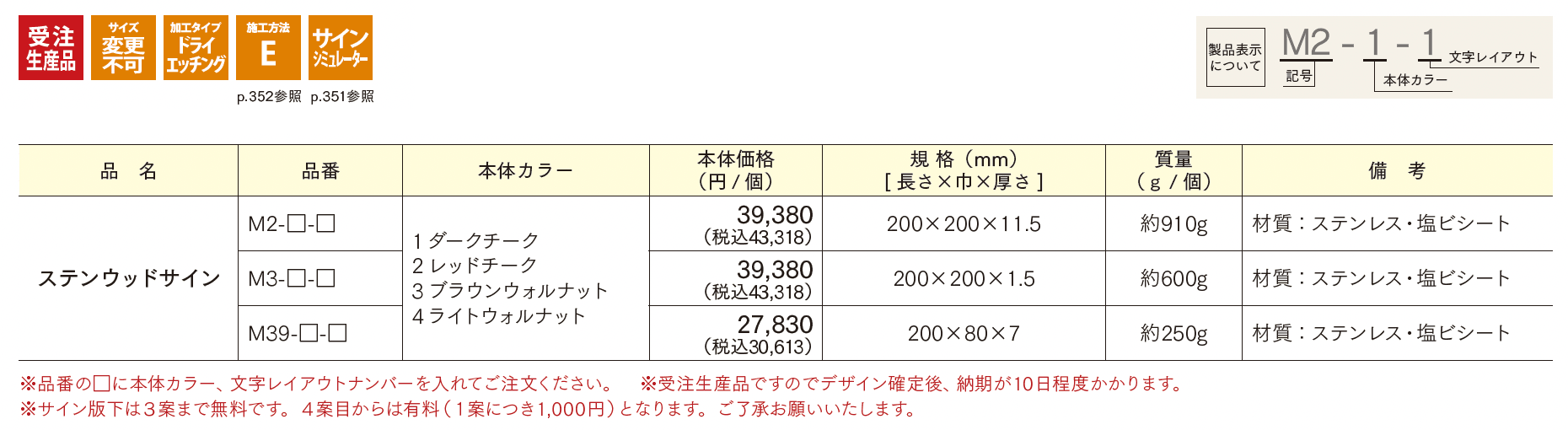 ステンウッドサイン【2025年版】_価格_1
