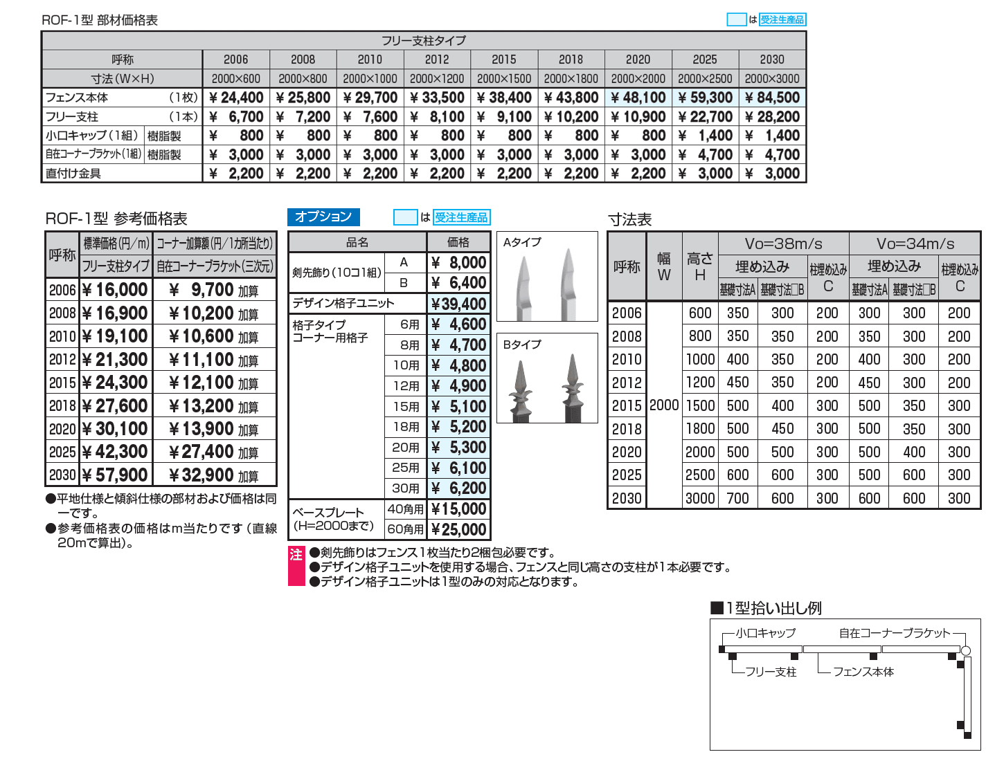 フレラインフォルテ1型 格子タイプ_価格_1