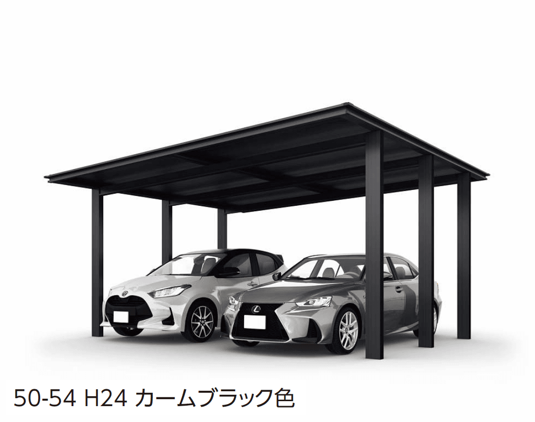 YKK APの「ルシアス カーポート 1500タイプ 2台用 単体セット/奥行連結セット【2024年版】」のサブ画像2