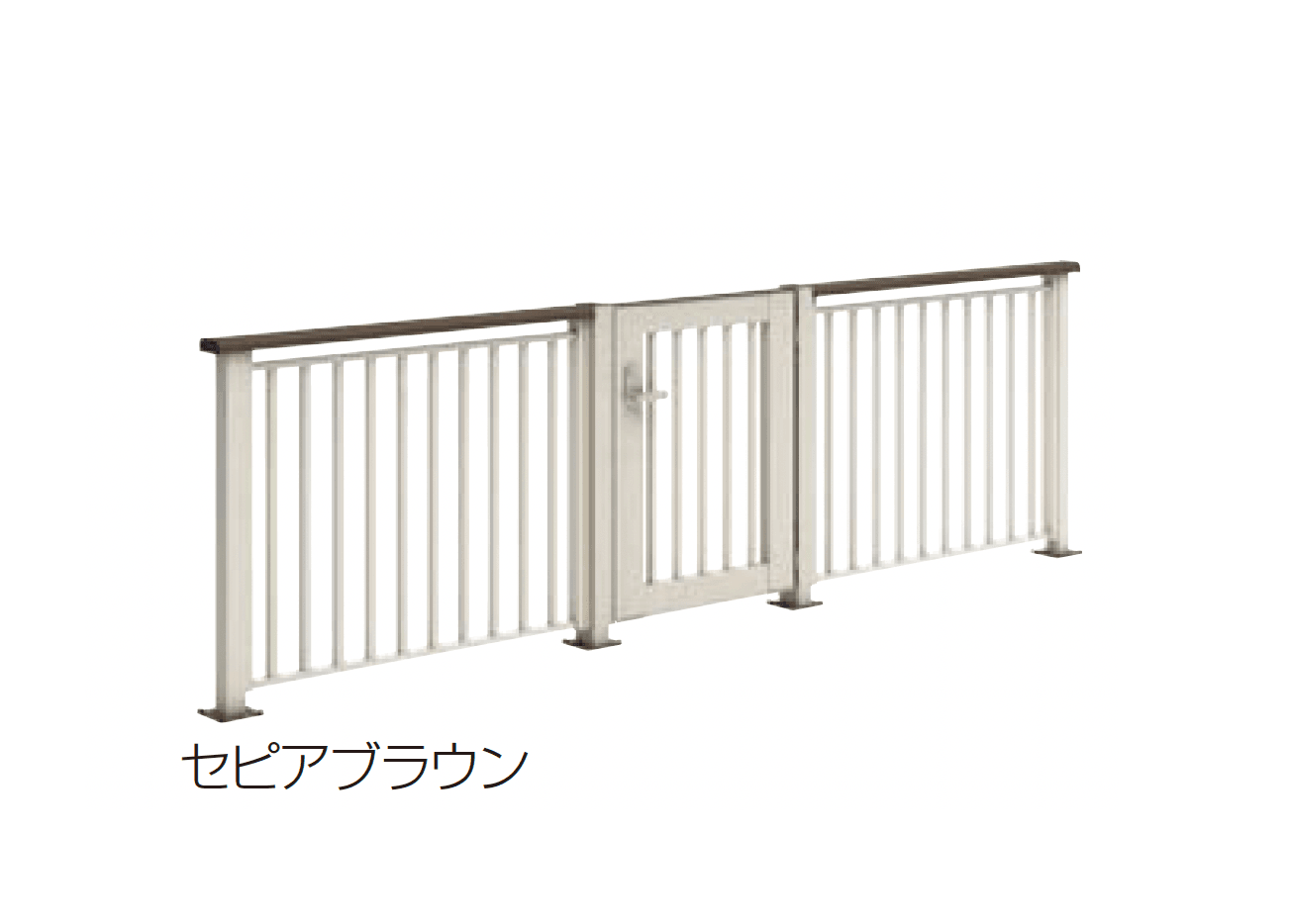 四国化成の「デッキ門扉A3型」のサブ画像1