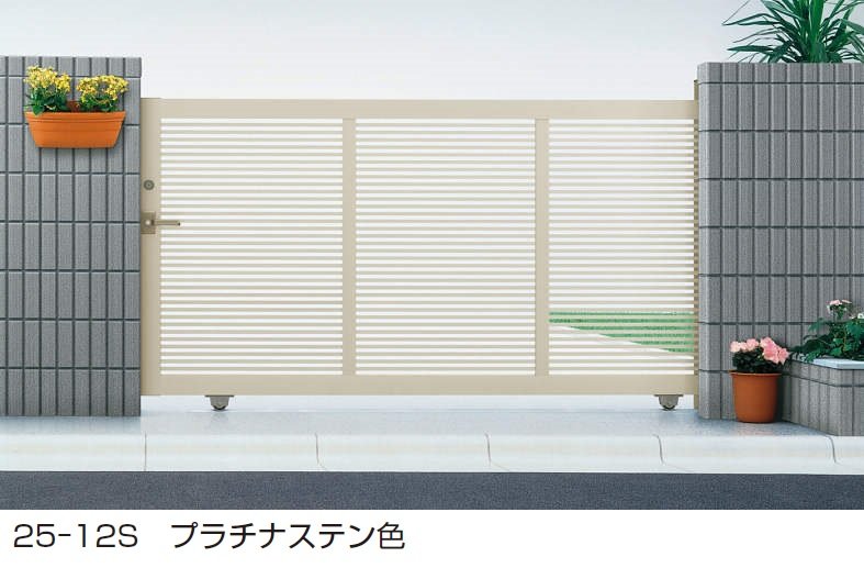 YKK APの「(片引きタイプ)エクスライン 引戸 1型(横格子)」