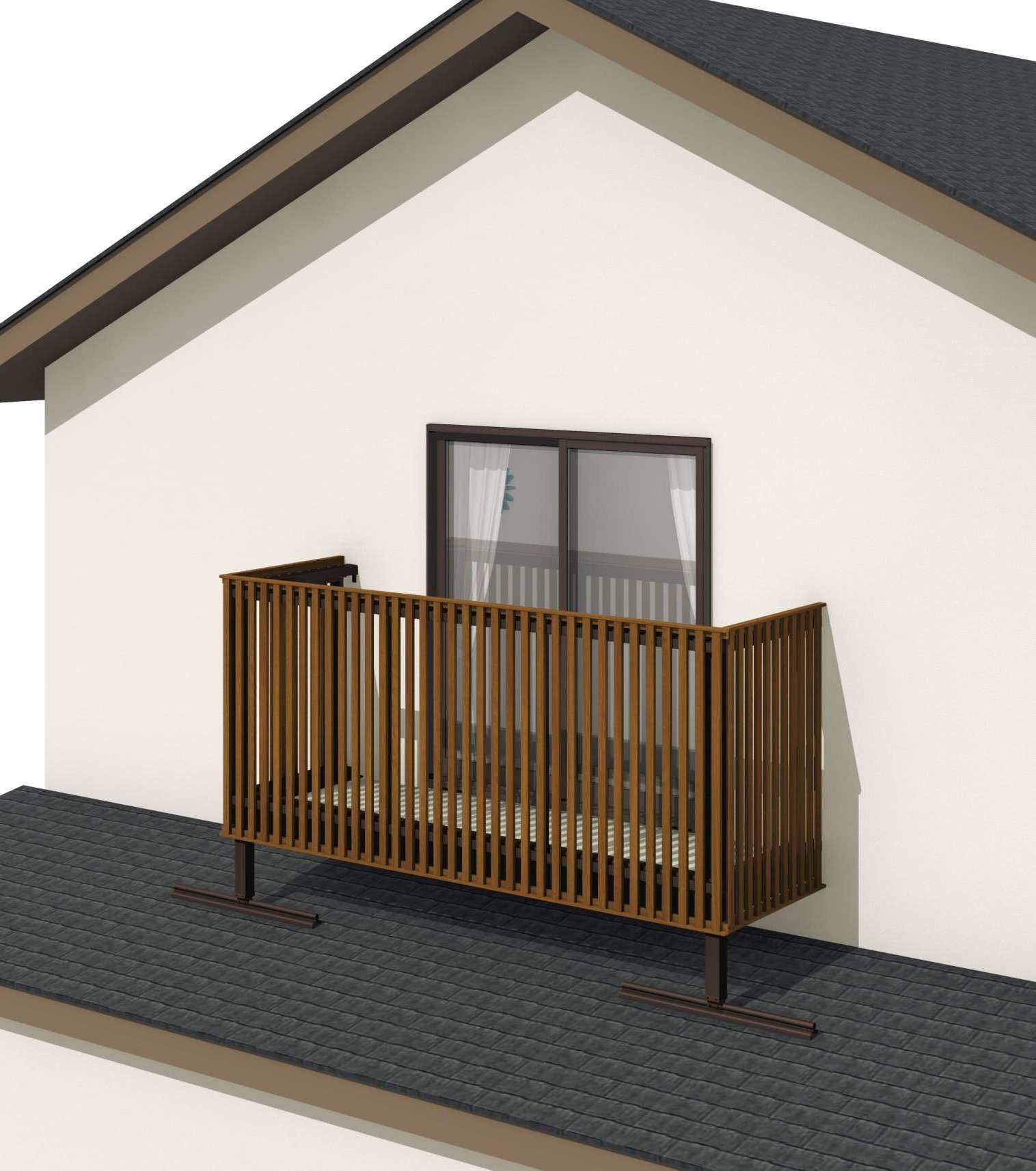 三協アルミの「オルネ(屋根置式 たてスリット)」