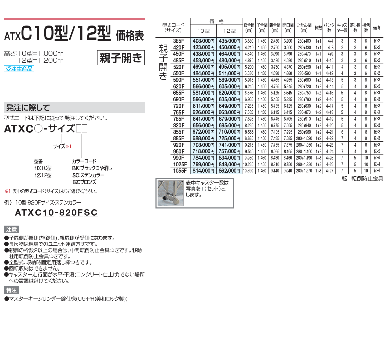 ATXC 10型/12型/14型【2023年版】_価格_2