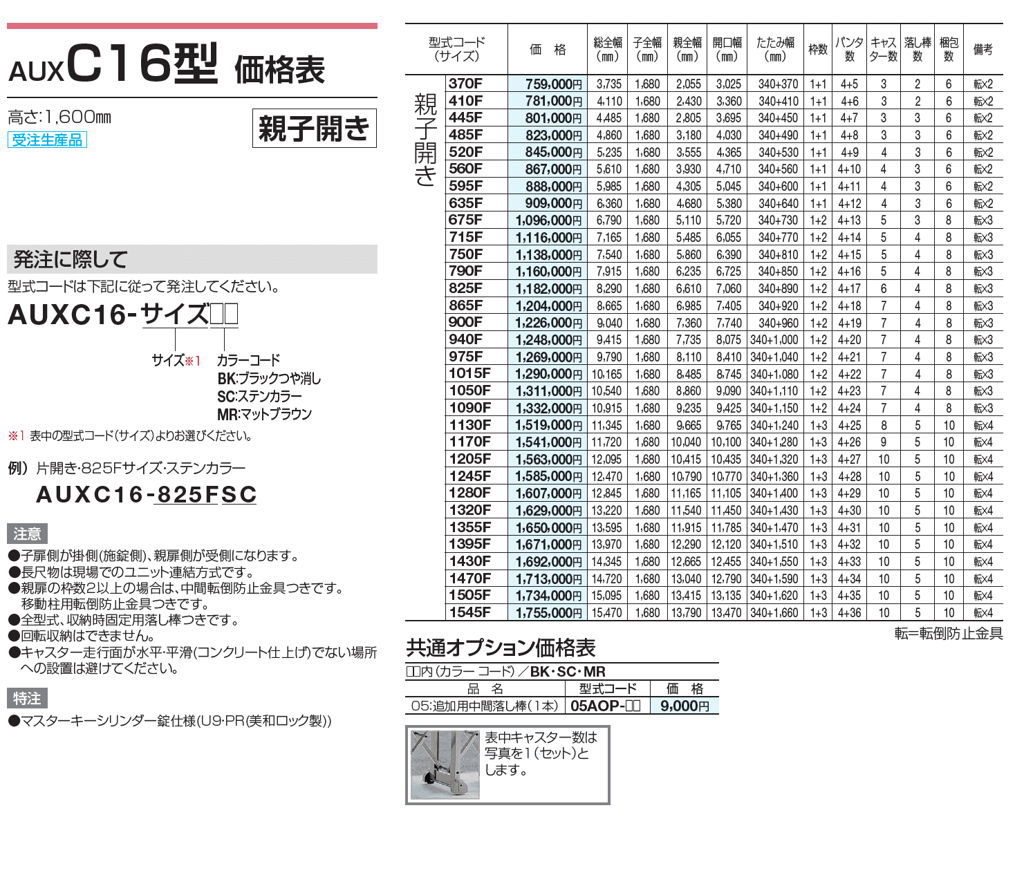 AUXC 12型/14型/16型【2023年版】_価格_6