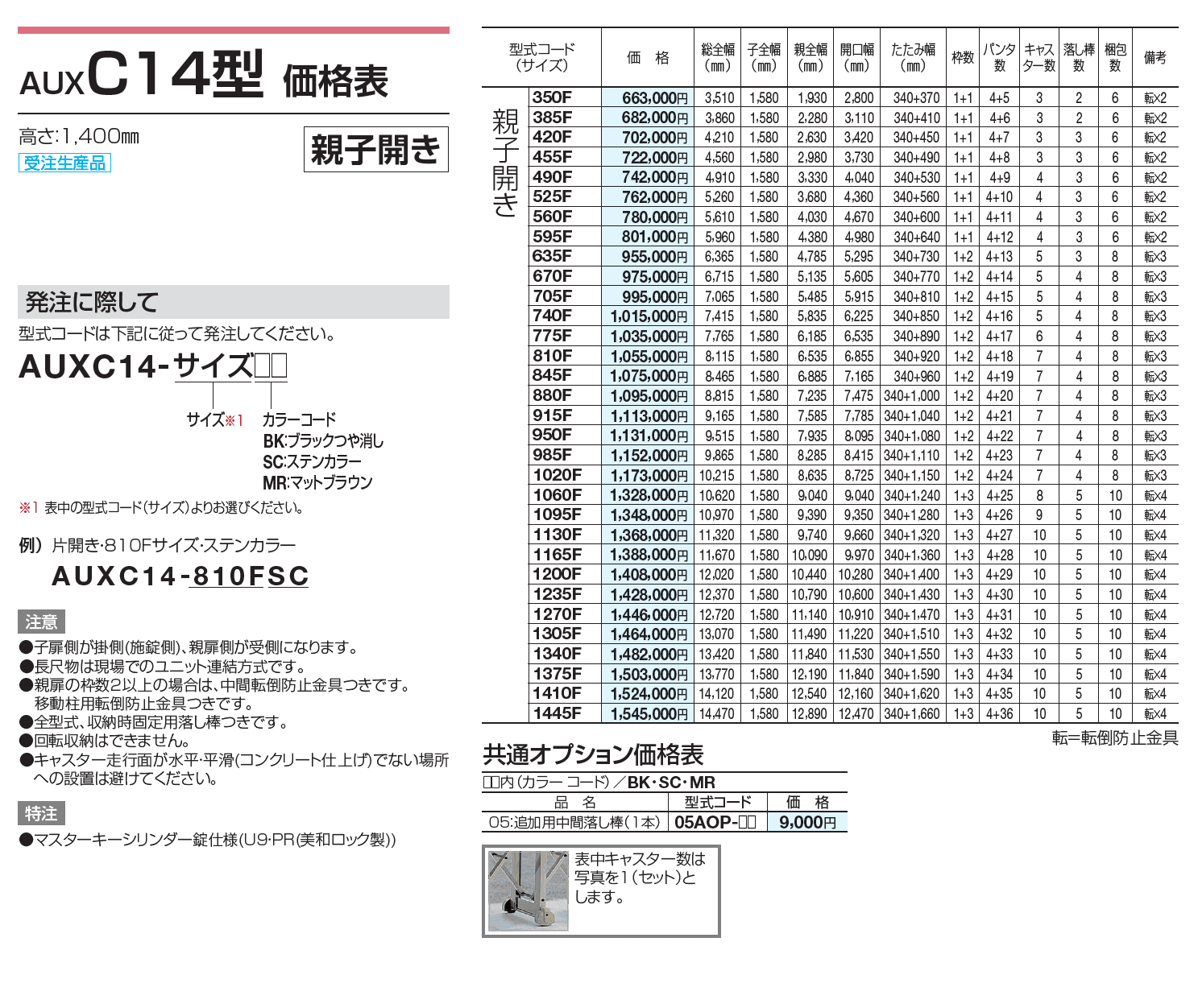 AUXC 12型/14型/16型【2023年版】_価格_4