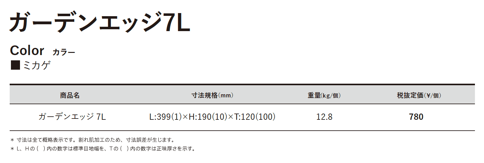ガーデンエッジ 7L【東日本・西日本】_価格_1